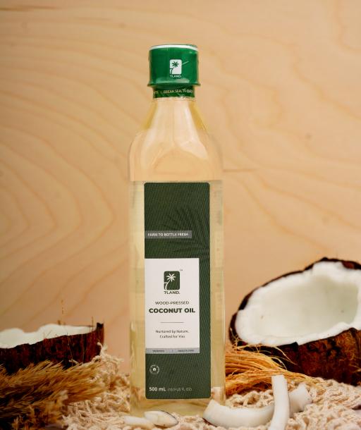 Wood-Pressed Coconut Oil – 500mL