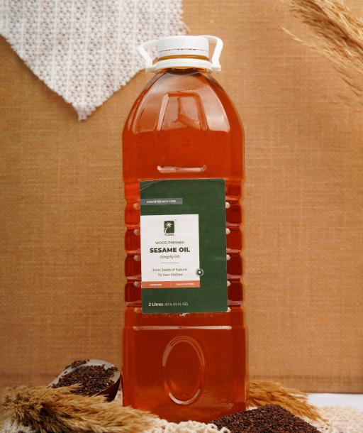 Wood-Pressed Sesame Oil – 2 Litres