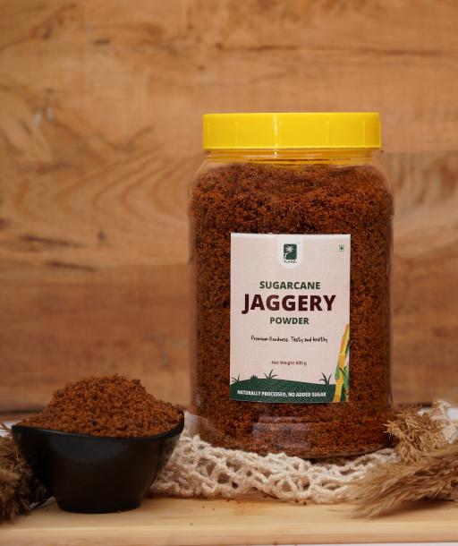 7LAND Organic Jaggery Powder | 500g | Sugarcane Jaggery