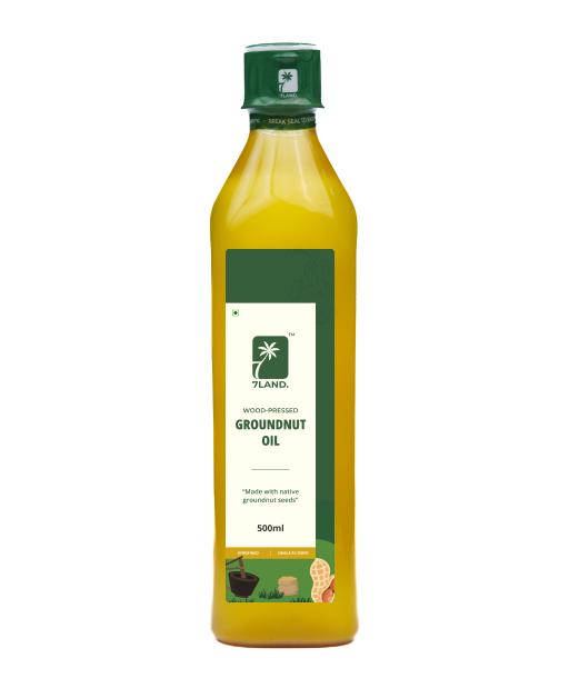 Wood-Pressed Groundnut Oil –  500mL