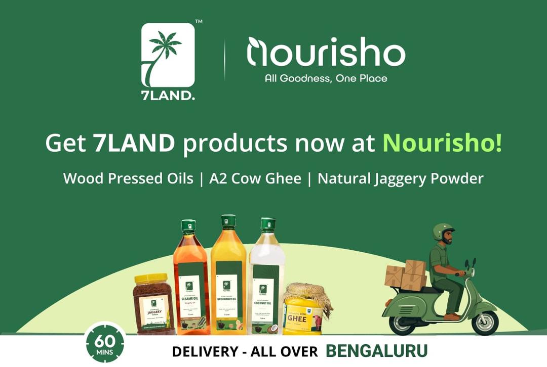 7LAND Now on Nourisho: Quick Delivery for Organic Products