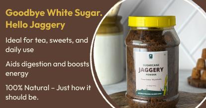 7LAND Sugarcane Jaggery: Natural Sweetness, Rich in Benefits