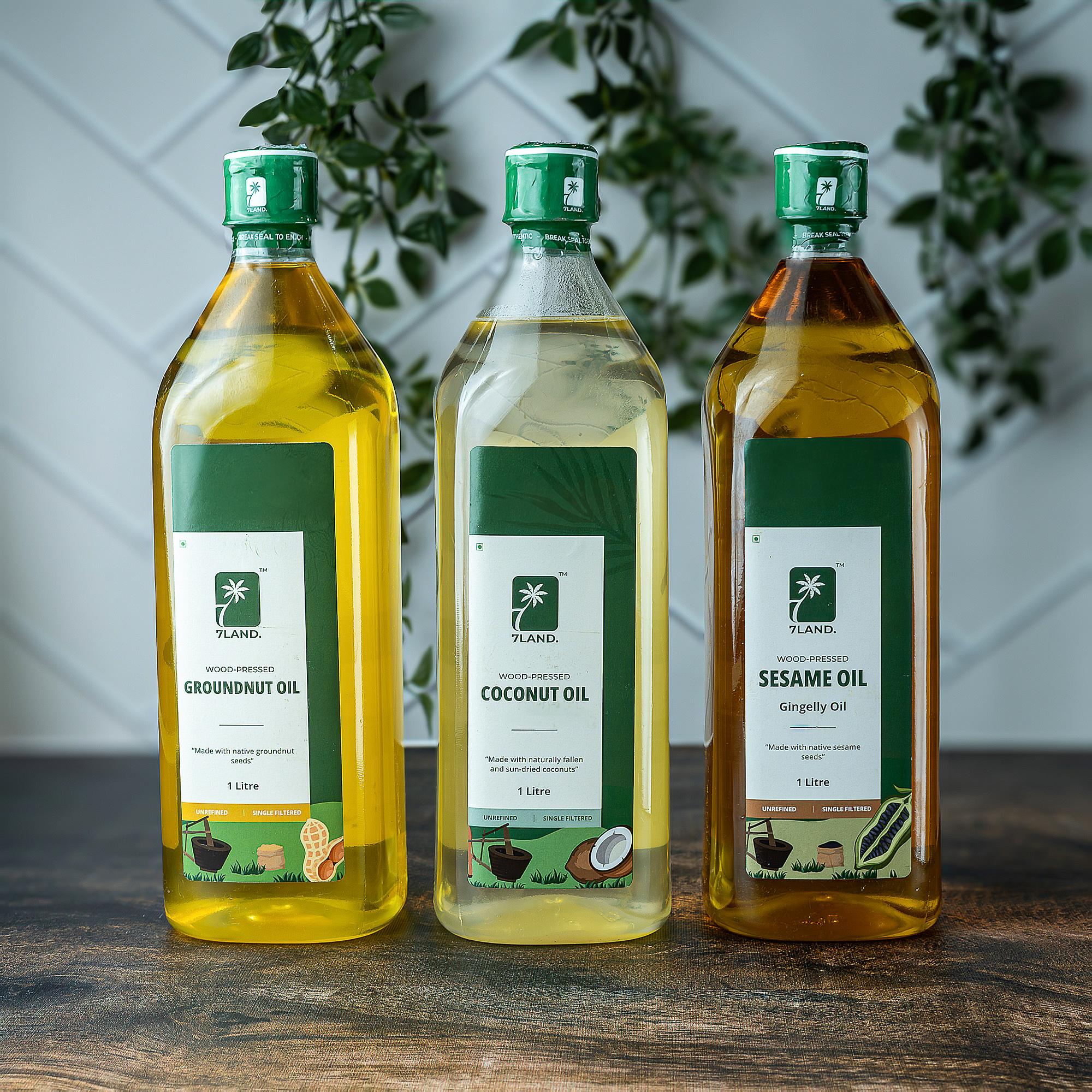 7LAND Oil Trio 500ml Combo
