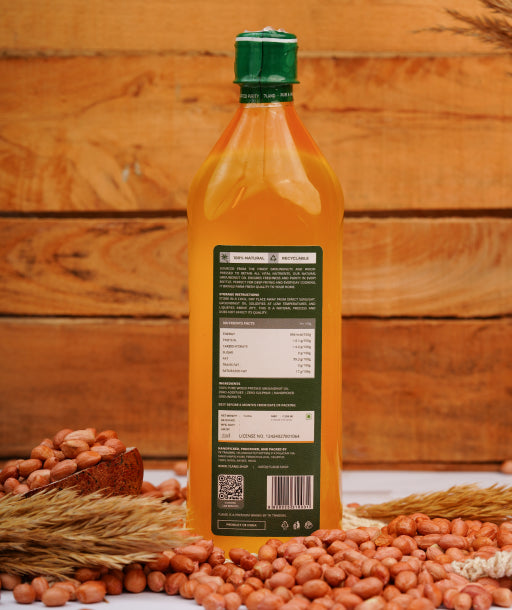 Wood-Pressed Groundnut Oil – 7LAND