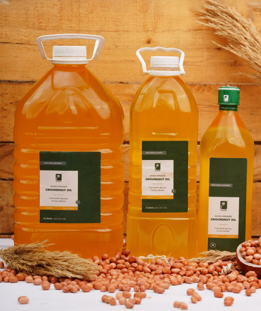 Wood-Pressed Groundnut Oil – 7LAND