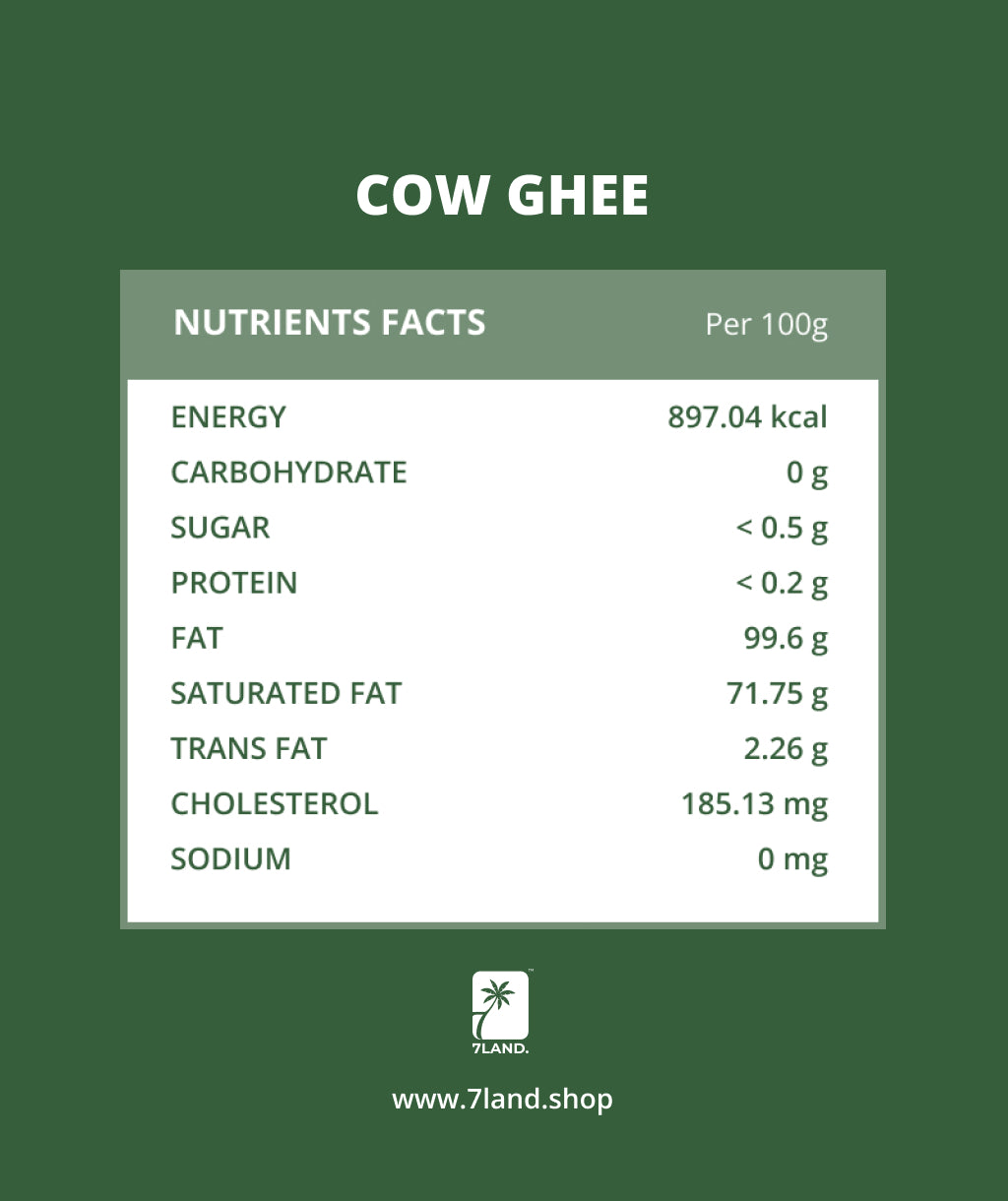 Traditional Cow Ghee – 7LAND
