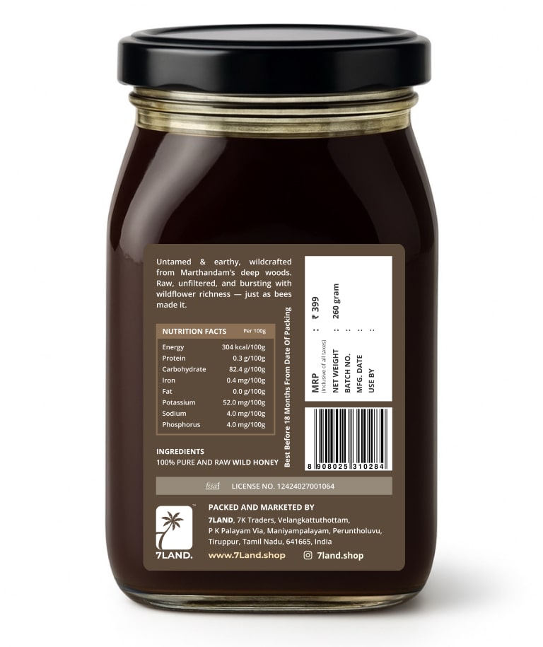 Wild Honey – Pure Forest Honey – 7LAND