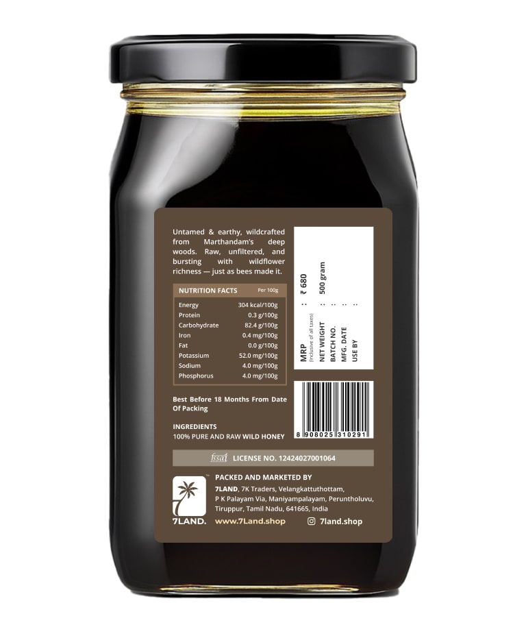 Wild Honey – Pure Forest Honey – 7LAND
