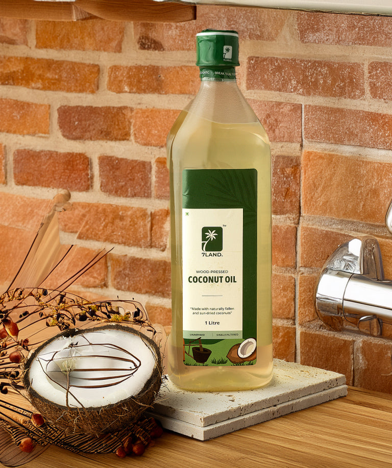Wood-Pressed Coconut Oil – 7LAND