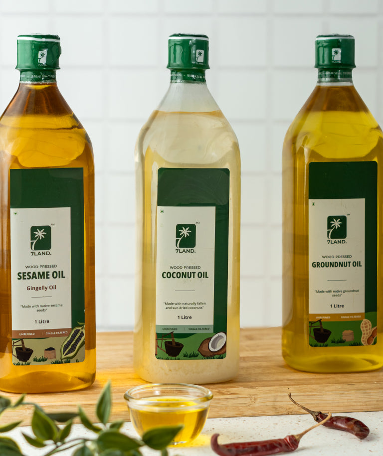 Wood-Pressed Coconut Oil – 7LAND