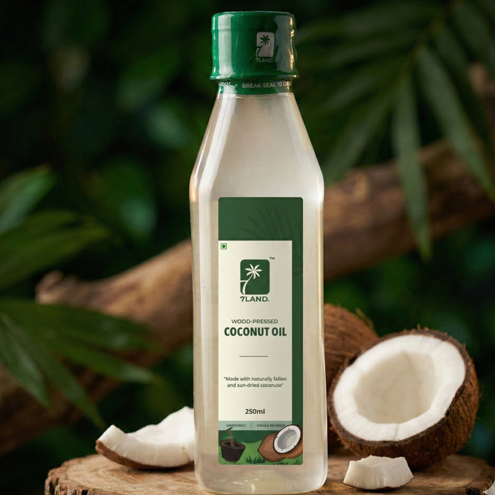 Wood-Pressed Coconut Oil 250 ml – 7LAND